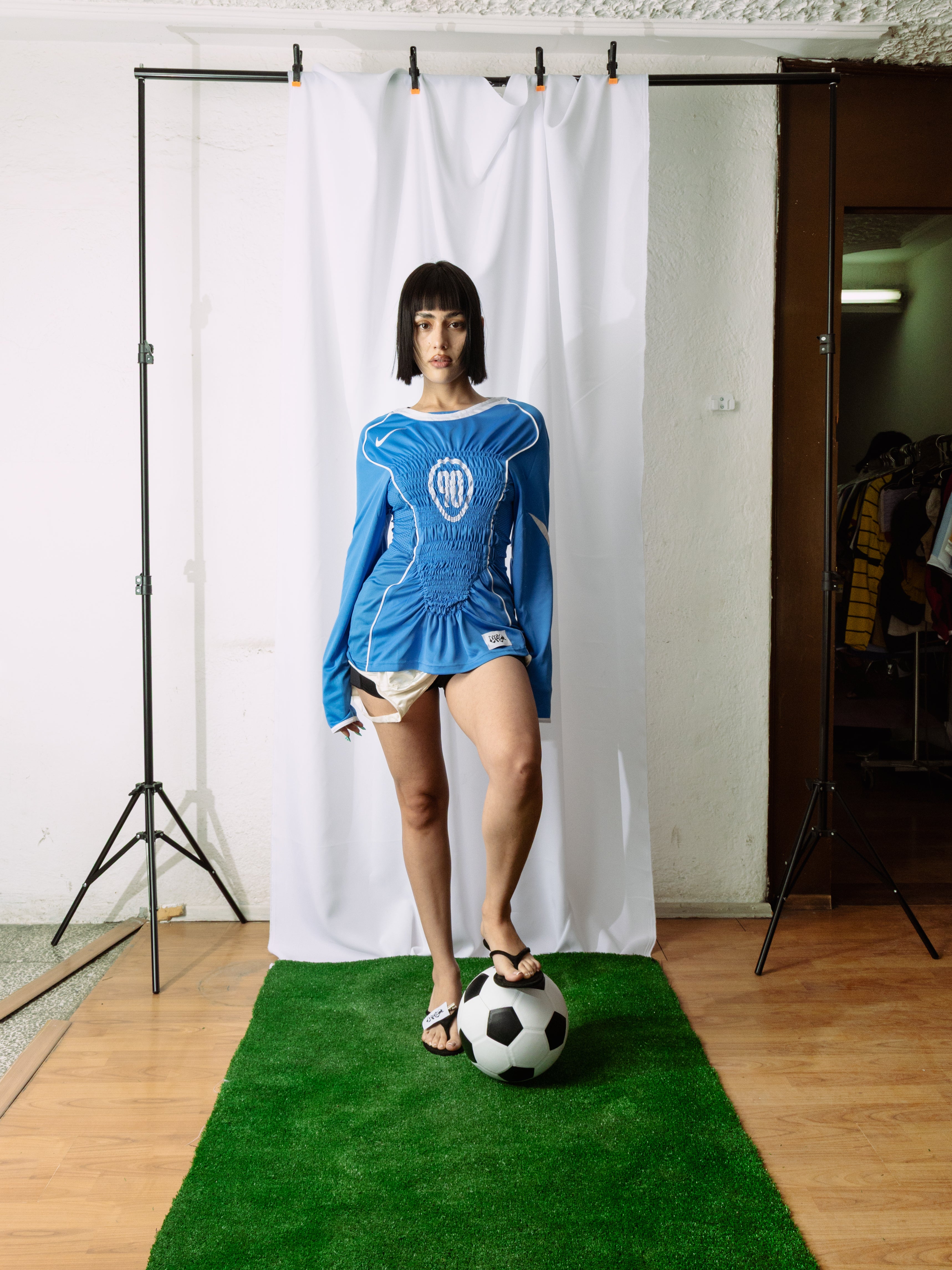 Jersey Nayeli manga larga [azul]