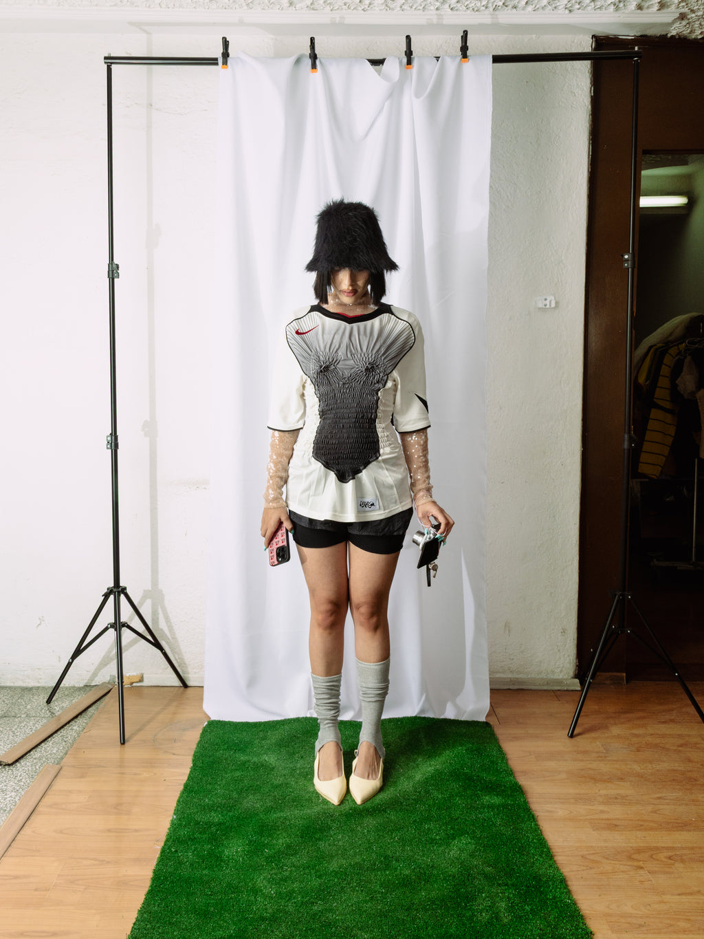 Jersey Nayeli [blanco + gris]