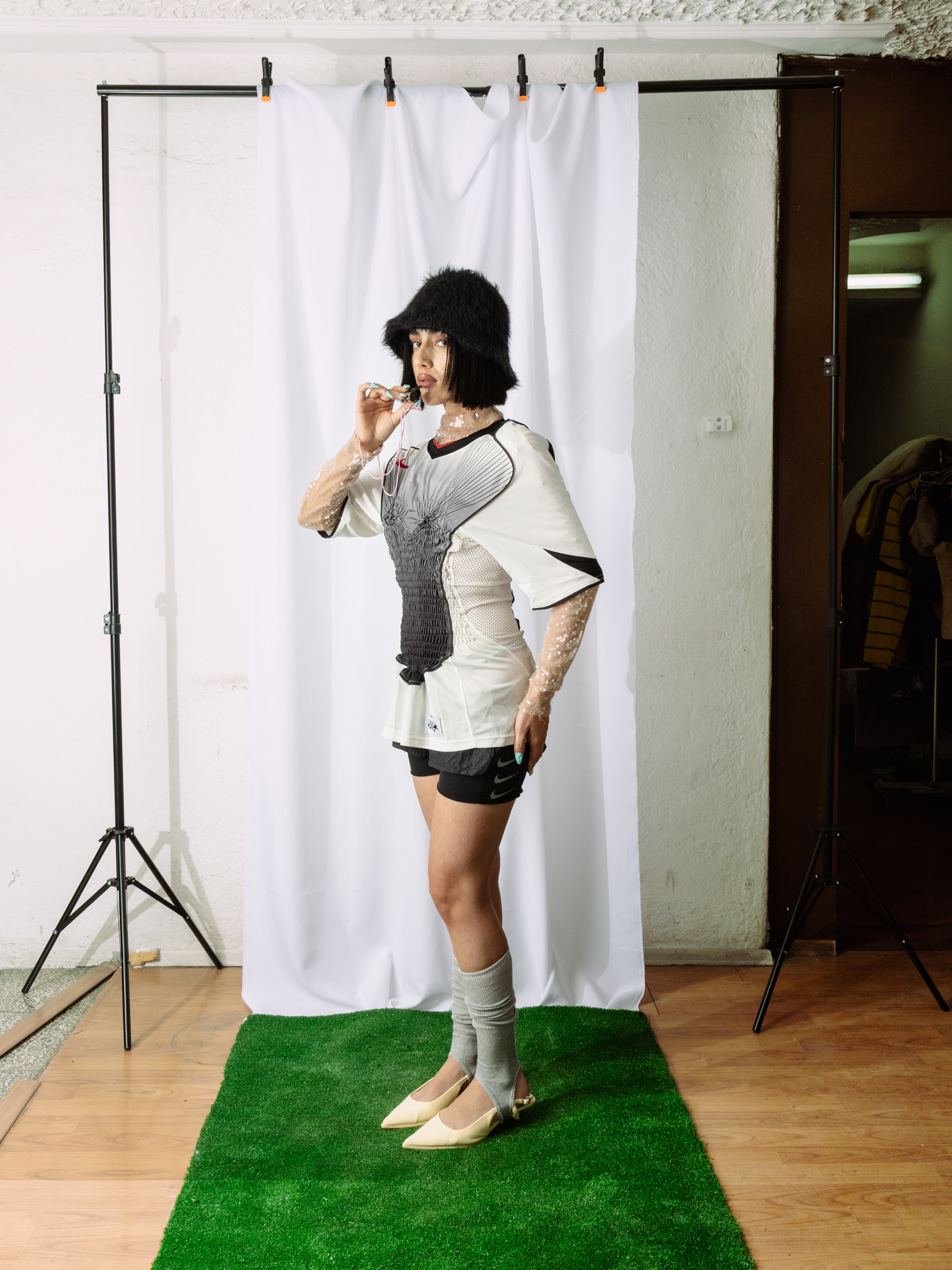Jersey Nayeli [blanco + gris]